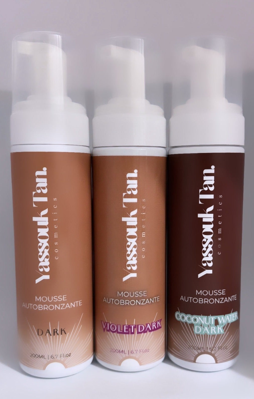 Pack Bronzage Très Intense - Mousse Dark, Mousse Violet Dark, Mousse Coconut Water Dark ( 6 mois )